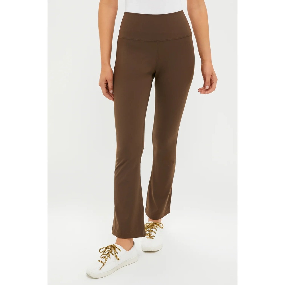 Tuckernuck Tnuck Sport Millie High Rise Compression Spandex Yoga‎ Leggings Brown